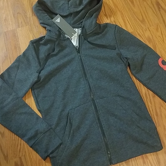 Adidas full zip hoodie sweatshirt - Picture 2 of 4
